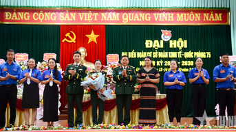 Đoàn Kinh tế - Quốc phòng 75: Xung kích, hỗ trợ đoàn viên, thanh niên lập thân, lập nghiệp