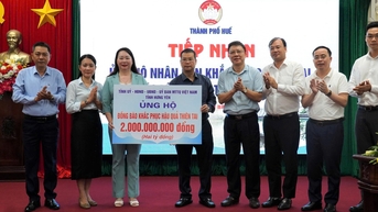 Hưng Yên hỗ trợ TP. Huế 2 tỷ đồng khắc phục hậu quả thiên tai