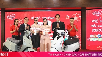 "ស្វាគមន៍និទាឃរដូវឆ្នាំ 2026 ដោយសំណាងល្អ" - Omeli នាំមកនូវរសជាតិផ្អែមរីករាលដាលពាសពេញខេត្ត Ha Tinh