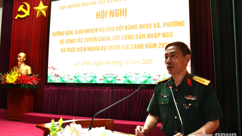 Lai Châu: Hướng dẫn tuyển chọn, gọi công dân nhập ngũ năm 2026