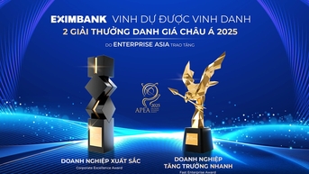 Eximbank - សហគ្រាសអាស៊ីឆ្នើម និងសហគ្រាសរីកចម្រើនលឿនឆ្នាំ 2025