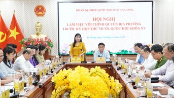 គណៈប្រតិភូរដ្ឋសភាខេត្ត An Giang បានស្តាប់របាយការណ៍គណៈកម្មាធិការប្រជាជនខេត្តស្តីពីស្ថានភាពសេដ្ឋកិច្ចសង្គម។