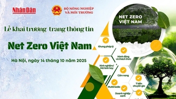 កាសែត Nhan Dan សម្ពោធទំព័រពិសេស "Net Zero Vietnam" ជាផ្លូវការ