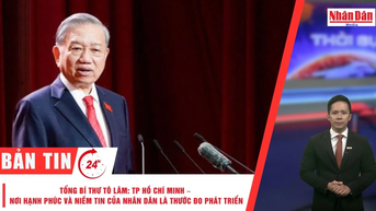 [Video] Thời sự 24h ngày 14/10/2025: Tổng Bí thư Tô Lâm: TP Hồ Chí Minh – nơi hạnh phúc và niềm tin của nhân dân là thước đo phát triển