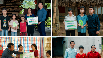 Sunshine Group បន្ត​ផ្សព្វផ្សាយ​ដំណើរ​កម្សាន្ត​នៃ "​ចិត្ត​ប៉ះ​" នៅ Phu Tho និង Dong Thap ជាមួយ "ស្លឹក​ឈើ​ពីរ​គូ​ស្នេហ៍"