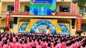 សិស្សានុសិស្សជាង 1,100 នាក់បានលើកកម្ពស់ការយល់ដឹងប្រឆាំងនឹងកាកសំណល់ប្លាស្ទិក