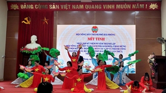 Thành phố Hải Phòng có 107 Hội Nông dân cấp cơ sở với hơn 549.000 hội viên