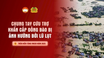 ចូលរួមជាមួយ MB ដើម្បីគាំទ្រប្រជាជនដើម្បីយកឈ្នះលើផលវិបាកនៃព្យុះ និងទឹកជំនន់នៅលើ VNeID