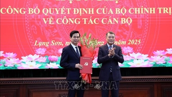 សមមិត្ត Hoang Quoc Khanh កាន់តំណែងជាលេខាគណៈកម្មាធិការបក្សខេត្ត Lang Son