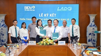 BIDV Bình Định hợp tác thúc đẩy chuyển đổi xanh, thanh toán số
