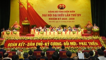 បើកមហាសន្និបាតលើកទី ១៥ របស់គណៈកម្មាធិការបក្សខេត្ត Dien Bien អាណត្តិ ២០២៥ - ២០៣០