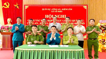 Ký kết phối hợp bảo vệ và phòng cháy chữa cháy rừng
