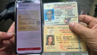 Phòng CSGT TP Hồ Chí Minh hướng dẫn chuyển đổi GPLX giấy sang thẻ PET