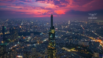 ថ្ងៃលិច Saigon គឺខុសគ្នានៅពេលដែលមើលពីកម្ពស់ 400 ម៉ែត្រ