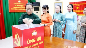 Đồng Nai tiếp nhận ủng hộ của hơn 5,1 ngàn cá nhân, tập thể giúp đồng bào khắc phục hậu quả thiên tai