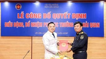 Ông Nguyễn Thành Hưng được bổ nhiệm giữ chức Phó Cục trưởng Cục Hải quan