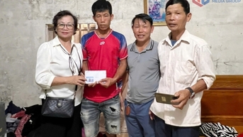 ឧបត្ថម្ភថវិកាជិត 650 លានដុងសម្រាប់ប្រជាជនដែលរងផលប៉ះពាល់ដោយព្យុះ និងទឹកជំនន់