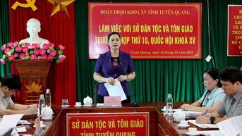 គណៈប្រតិភូរដ្ឋសភាខេត្តបានធ្វើការជាមួយមន្ទីរជនជាតិ និងសាសនា មុនសម័យប្រជុំរដ្ឋសភាលើកទី១០។