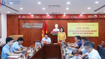 គណៈប្រតិភូរដ្ឋសភាខេត្ត Quang Ninh ប្រមូលមតិលើសេចក្តីព្រាងច្បាប់ និងដំណោះស្រាយក្នុងវិស័យវិទ្យាសាស្ត្រ និងបច្ចេកវិទ្យា។