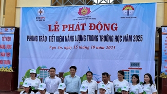 Nghe An បើកយុទ្ធនាការសន្សំថាមពលក្នុងសាលារៀន