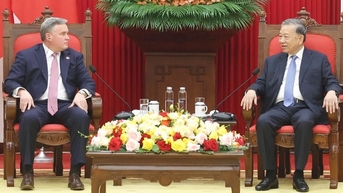 램 사무총장, 미국 머피석유공사 임원 접견