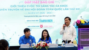 ជួបជាមួយសារព័ត៌មាន ដើម្បីណែនាំការប្រលងចម្រៀង ដើម្បីផ្សព្វផ្សាយសមាជសហភាពយុវជន
