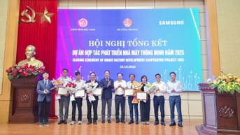 Samsung Vietnam សង្ខេបគម្រោងគាំទ្រការអភិវឌ្ឍន៍រោងចក្រឆ្លាតវៃឆ្នាំ 2025 នៅតំបន់ភាគខាងជើង
