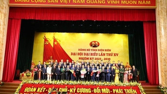 Bế mạc Đại hội Đảng bộ tỉnh Điện Biên lần thứ XV,  nhiệm kỳ 2025-2030