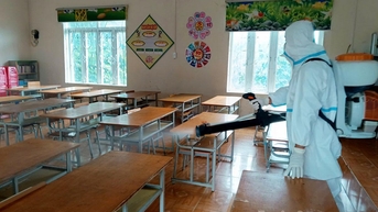 하장 지역 의료센터, 하장 2구 학교 소독 실시