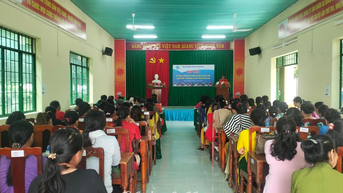 Ninh Hai បានរៀបចំកិច្ចប្រជុំដើម្បីអបអរសាទរខួបលើកទី 95 នៃការបង្កើតសហភាពនារីវៀតណាម។