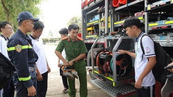 Hiệu quả từ các hoạt động trải nghiệm, thực hành chữa cháy