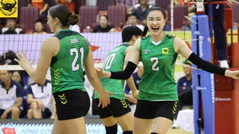 Kim Thanh ជួយ VTV Binh Dien Long An ការពារជើងឯកបាល់ទះជម្រើសជាតិដោយជោគជ័យ