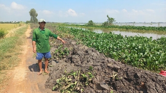 កិច្ច​ខិត​ខំ​ប្រឹង​ប្រែង​សង្គ្រោះ​ស្រូវ​ដោយសារ​ទឹក​ជំនន់​ឡើង​យ៉ាង​លឿន