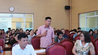 Tập huấn nghiệp vụ thu bảo hiểm xã hội, bảo hiểm y tế cho gần 220 nhân viên thu mới