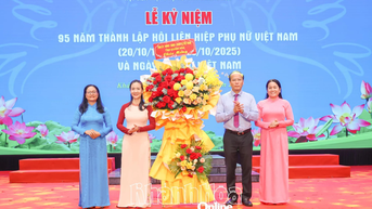 Kỷ niệm 95 năm Ngày thành lập Hội Liên hiệp Phụ nữ Việt Nam