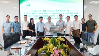 Đại học Thái Nguyên hỗ trợ trường thành viên khắc phục hậu quả thiên tai