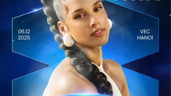 Alicia Keys, chủ nhân 17 giải Grammy, sẽ biểu diễn tại 8Wonder Winter 2025