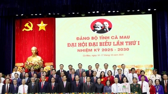 Bế mạc Đại hội đại biểu Đảng bộ tỉnh Cà Mau lần thứ I, nhiệm kỳ 2025 - 2030