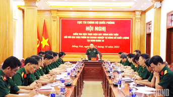 នាយកដ្ឋានហិរញ្ញវត្ថុ (ក្រសួងការពារជាតិ) បានចុះពិនិត្យការអនុវត្តដំណើរការដេញថ្លៃនៅអង្គភាពយោធភូមិភាគទី១៦។