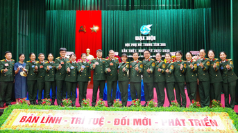 Hội Phụ nữ Trung tâm 386 (Bộ tư lệnh 86) tổ chức Đại hội nhiệm kỳ 2025-2030