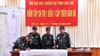 Bảo đảm khu vực phòng thủ vững chắc trong mọi tình huống