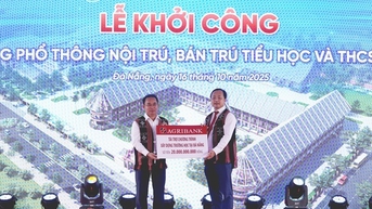 ធនាគារ Agribank សហការ​សាងសង់​សាលា​រៀន​នៅ​តំបន់​ព្រំដែន Tay Giang