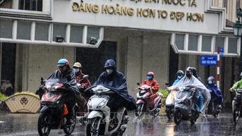 Miền Bắc sắp đón không khí lạnh và mưa dông