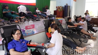 តំបន់ Cam Ranh រៀបចំទិវាបរិច្ចាគឈាមស្ម័គ្រចិត្ត