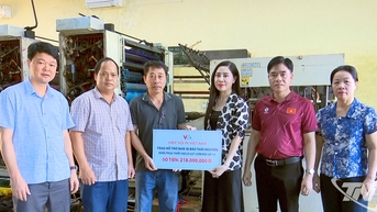 ឧបត្ថម្ភថវិកាជាង 320 លានដុងសម្រាប់រោងពុម្ព កាសែត វិទ្យុ និងទូរទស្សន៍ Thai Nguyen