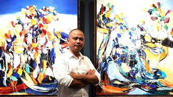 トラン・テ・ヴィン作『千花の舞』：豊かな旋律に満ちた展覧会
