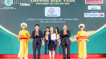ក្រុមហ៊ុន Khanh Hoa Salaganes Nest ត្រូវបានផ្តល់កិត្តិយសជា "ម៉ាកសញ្ញាកសិកម្មមាសវៀតណាម 2025"