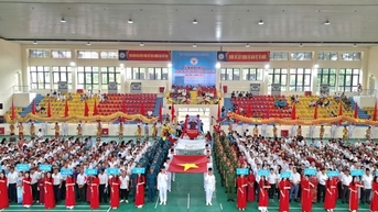 Gần 1.000 người tham gia Đại hội thể dục - thể thao xã Đan Phượng