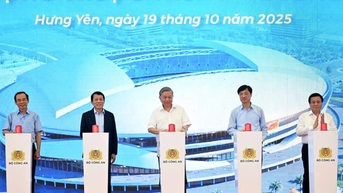 토람 사무총장, PVF 경기장 건설 기공식 참석
