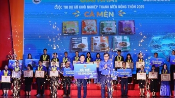 「Ca men」プロジェクトが2025年農村青年起業家コンテストで最優秀賞を受賞